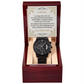 Son - We Love You - Black Chronograph Watch - The Shoppers Outlet