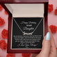 Daughter - Gift For Daughter - Happy Birthday - Gift From Dad - Personalized Name Necklaces - The Shoppers Outlet