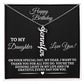 Gift For Daughter - On Your Special Day - Happy Birthday - Personalized Vertical Name Necklaces - The Shoppers Outlet