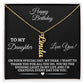 Gift For Daughter - On Your Special Day - Happy Birthday - Personalized Vertical Name Necklaces - The Shoppers Outlet