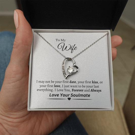 Wife - Happy Birthday - I May Not Be Your First - Forever Love Necklaces - The Shoppers Outlet