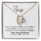 Wife - Happy Birthday - I May Not Be Your First - Forever Love Necklaces - The Shoppers Outlet