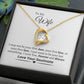 Wife - Happy Birthday - I May Not Be Your First - Forever Love Necklaces - The Shoppers Outlet